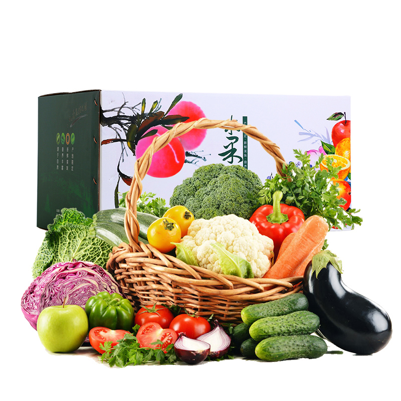 蔬菜禮盒 新鮮蔬菜組合大禮包588型時令蔬菜6000g 節日團購送禮